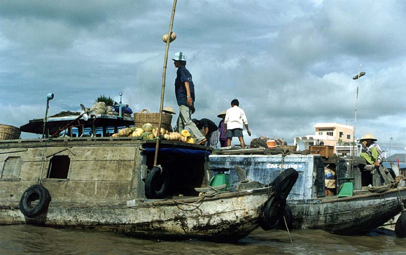 Delta Mekongu - plovouc trh